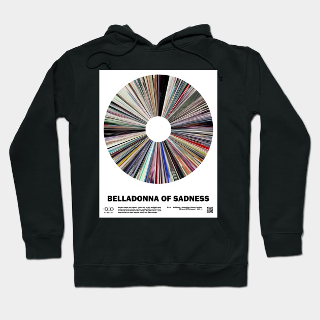 minimal_Belladonna of Sadness Warp Barcode Movie Hoodie by silver-light